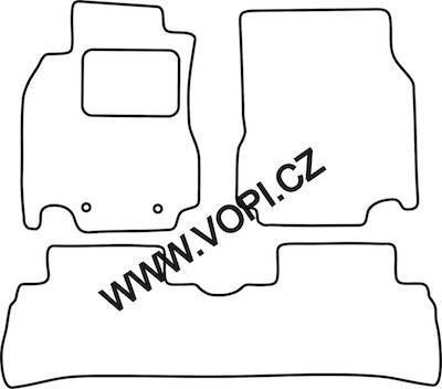 Autokoberce Nissan Cube 01/2010 - 2012 Perfectfit (3259)